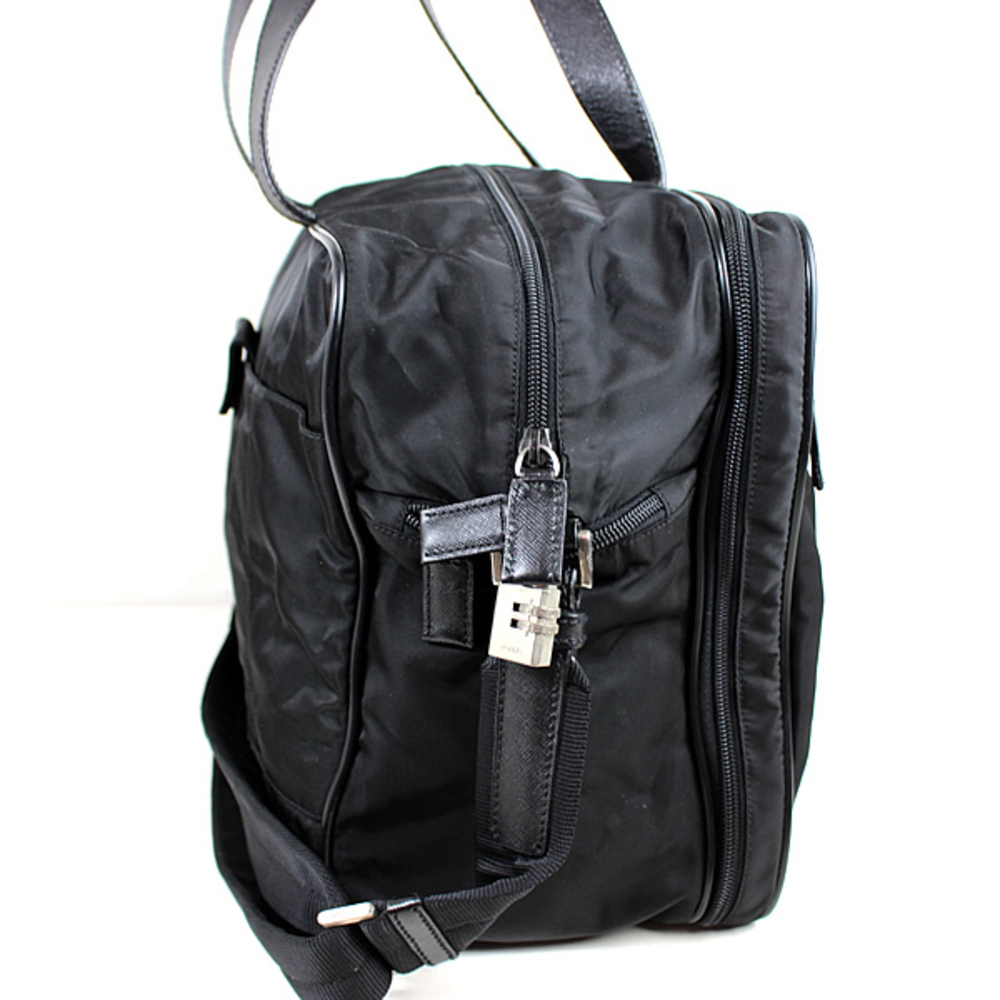 Prada Briefcase Document Bag Shoulder Crossbody B… - image 3